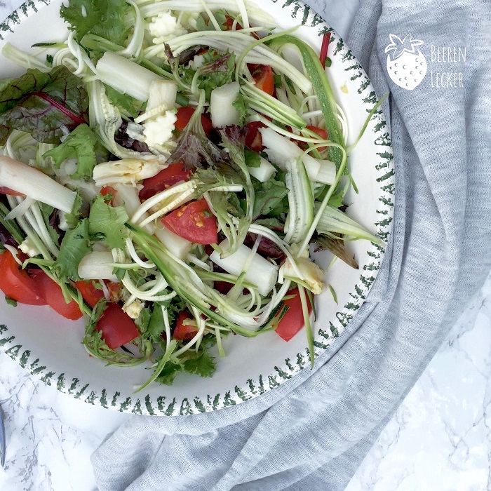 Spargel Zucchini Salat von Beerenlecker
