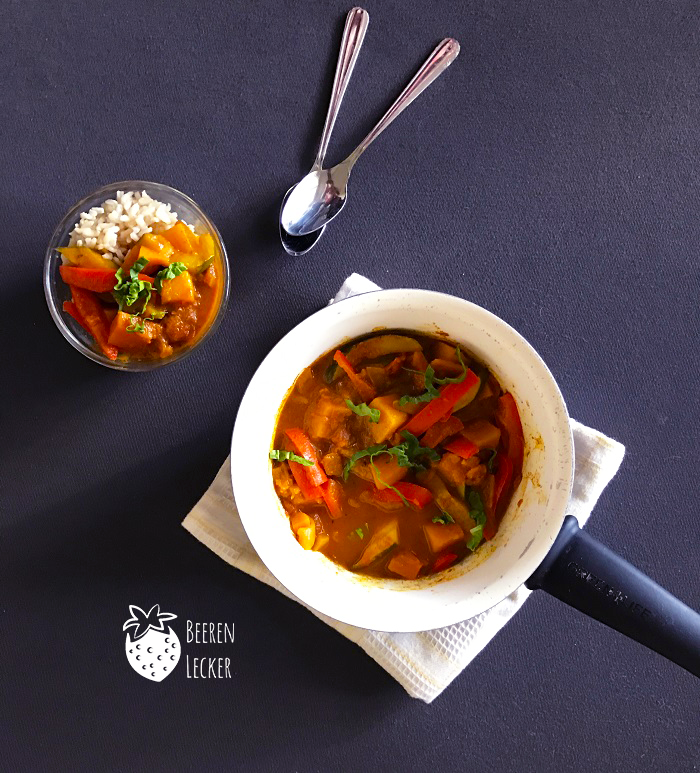 6 Gesunde Winterrezepte - Kürbis Gemüse Curry
