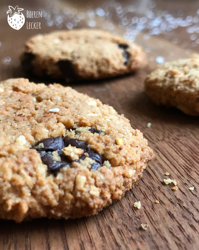 Vegane Mandel Schoko Kekse Ohne Mehl Und Raffinierten Zucker