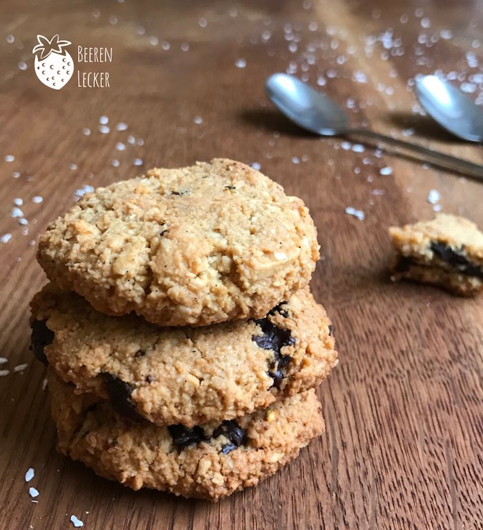 Vegane Mandel Schoko Kekse Ohne Mehl Und Raffinierten Zucker